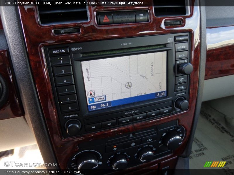 Linen Gold Metallic / Dark Slate Gray/Light Graystone 2006 Chrysler 300 C HEMI