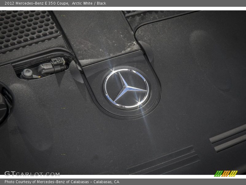 Arctic White / Black 2012 Mercedes-Benz E 350 Coupe