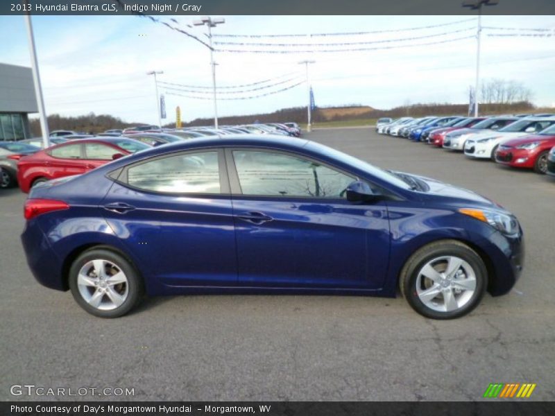 Indigo Night / Gray 2013 Hyundai Elantra GLS