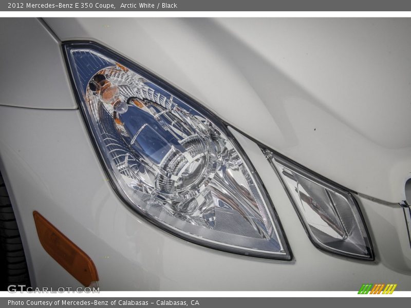Arctic White / Black 2012 Mercedes-Benz E 350 Coupe