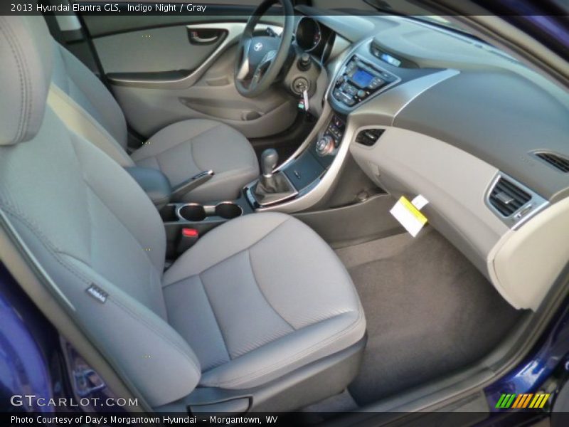 Indigo Night / Gray 2013 Hyundai Elantra GLS