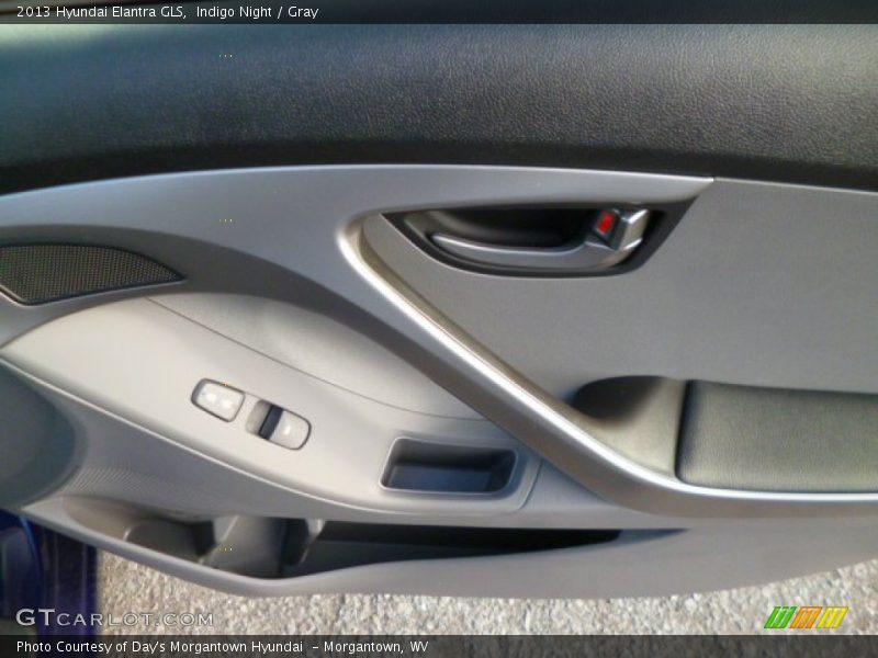 Indigo Night / Gray 2013 Hyundai Elantra GLS