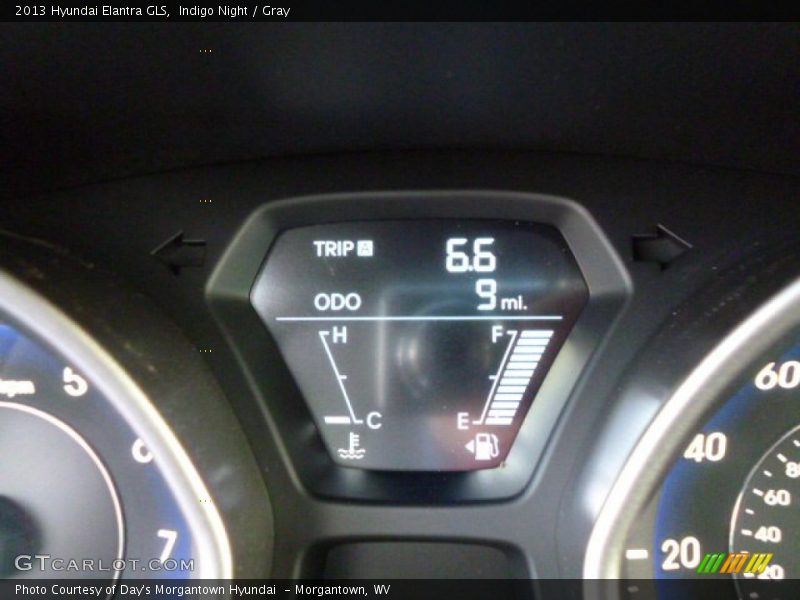 Indigo Night / Gray 2013 Hyundai Elantra GLS