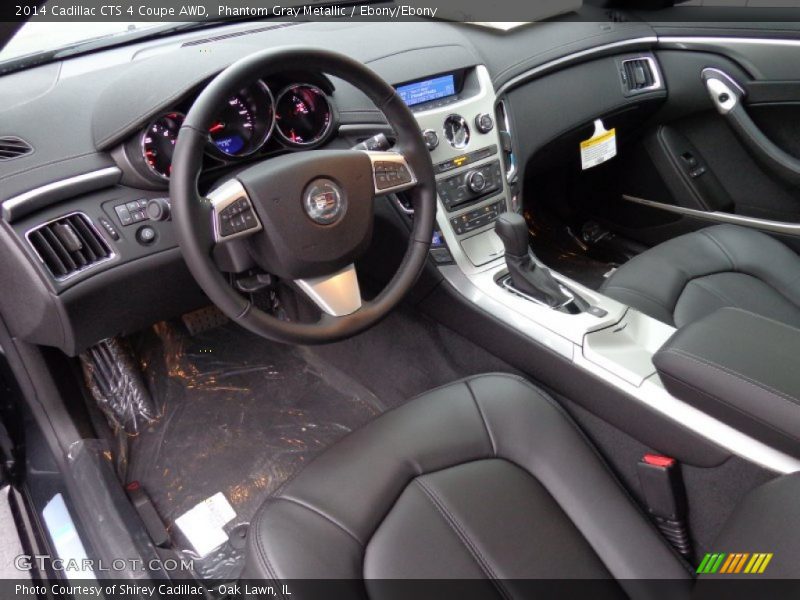 Ebony/Ebony Interior - 2014 CTS 4 Coupe AWD 