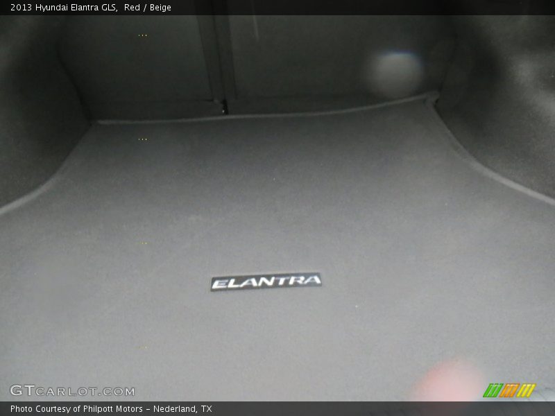 Red / Beige 2013 Hyundai Elantra GLS