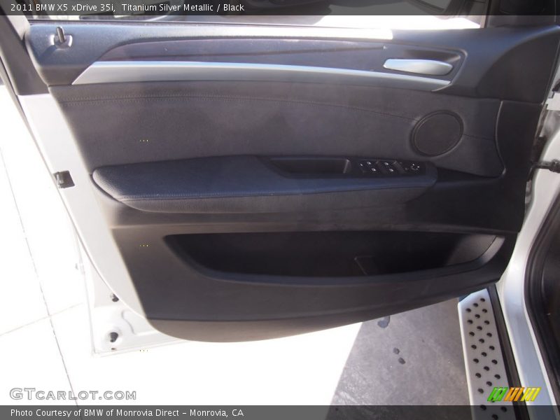 Titanium Silver Metallic / Black 2011 BMW X5 xDrive 35i
