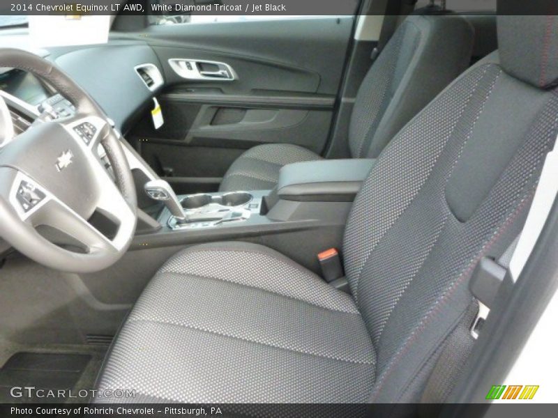 Front Seat of 2014 Equinox LT AWD