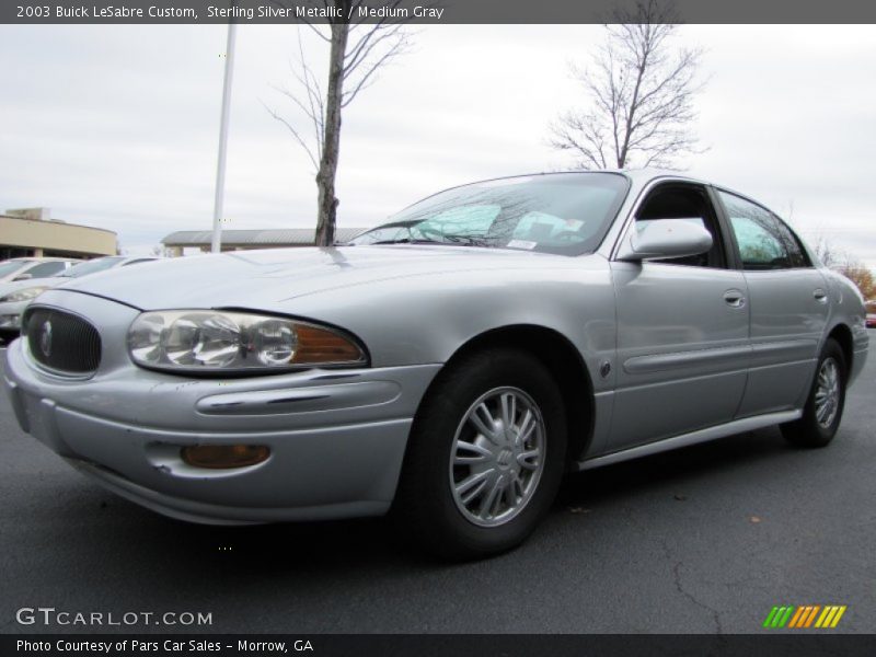 Sterling Silver Metallic / Medium Gray 2003 Buick LeSabre Custom