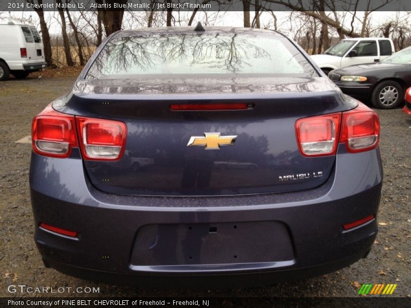 Atlantis Blue Metallic / Jet Black/Titanium 2014 Chevrolet Malibu LS