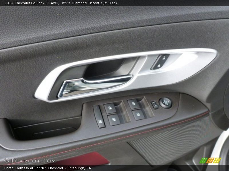 White Diamond Tricoat / Jet Black 2014 Chevrolet Equinox LT AWD