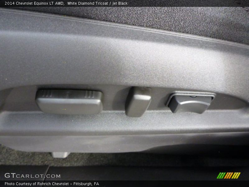 White Diamond Tricoat / Jet Black 2014 Chevrolet Equinox LT AWD