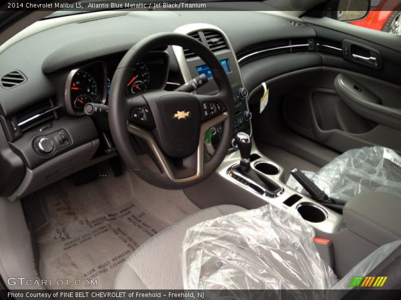 Atlantis Blue Metallic / Jet Black/Titanium 2014 Chevrolet Malibu LS
