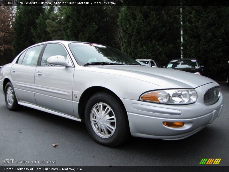 Sterling Silver Metallic / Medium Gray 2003 Buick LeSabre Custom