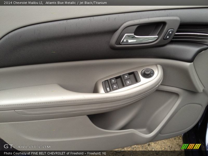 Atlantis Blue Metallic / Jet Black/Titanium 2014 Chevrolet Malibu LS