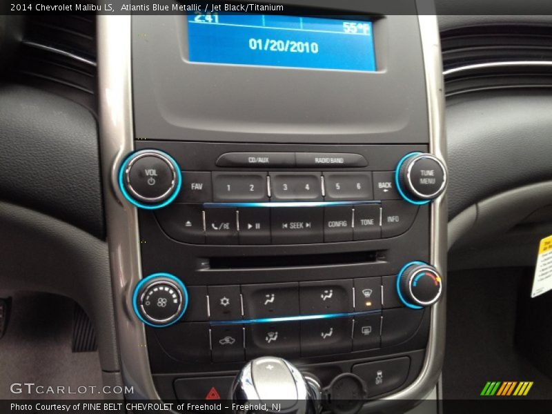 Atlantis Blue Metallic / Jet Black/Titanium 2014 Chevrolet Malibu LS