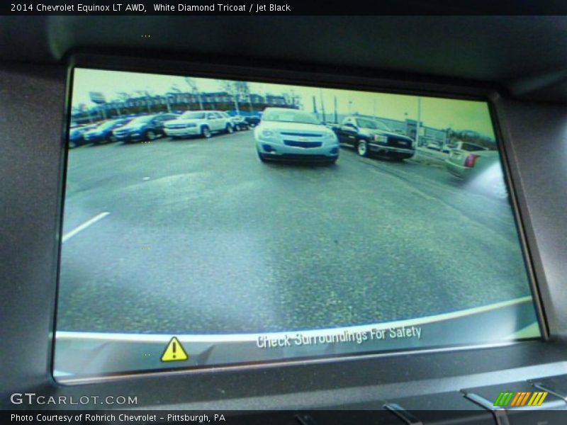 White Diamond Tricoat / Jet Black 2014 Chevrolet Equinox LT AWD