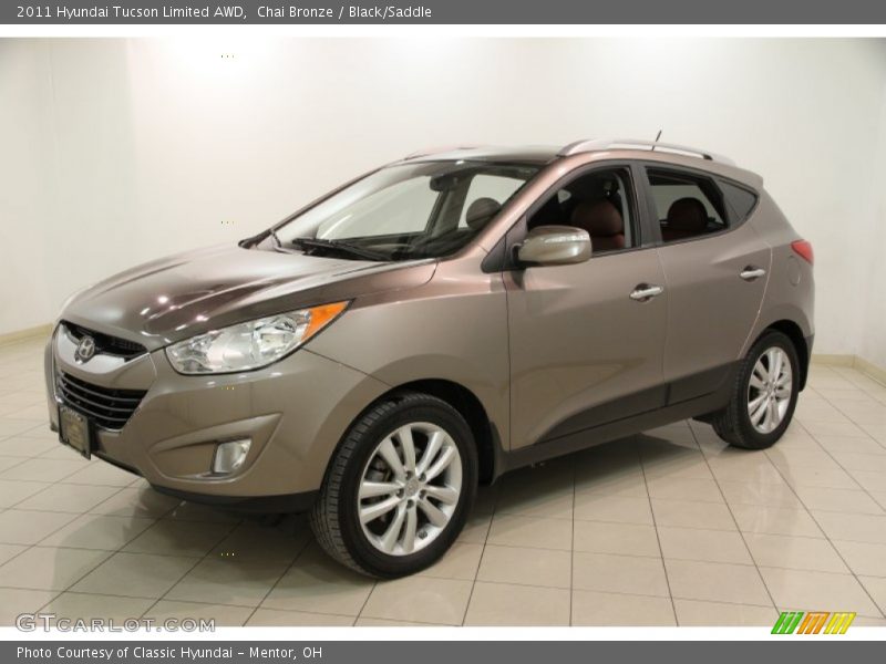 Chai Bronze / Black/Saddle 2011 Hyundai Tucson Limited AWD