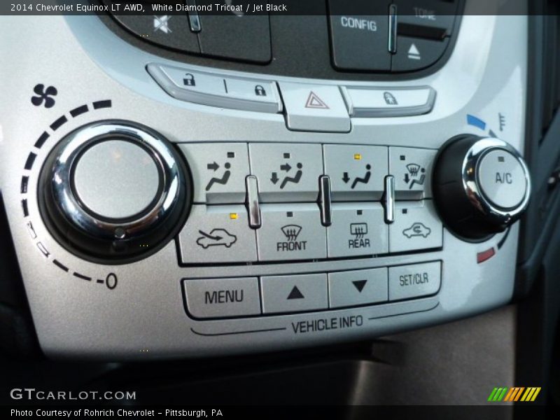 White Diamond Tricoat / Jet Black 2014 Chevrolet Equinox LT AWD