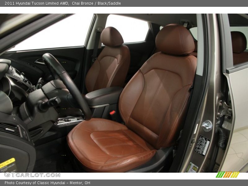 Chai Bronze / Black/Saddle 2011 Hyundai Tucson Limited AWD