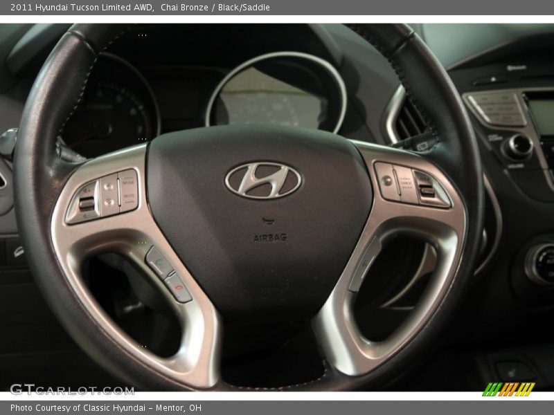 Chai Bronze / Black/Saddle 2011 Hyundai Tucson Limited AWD