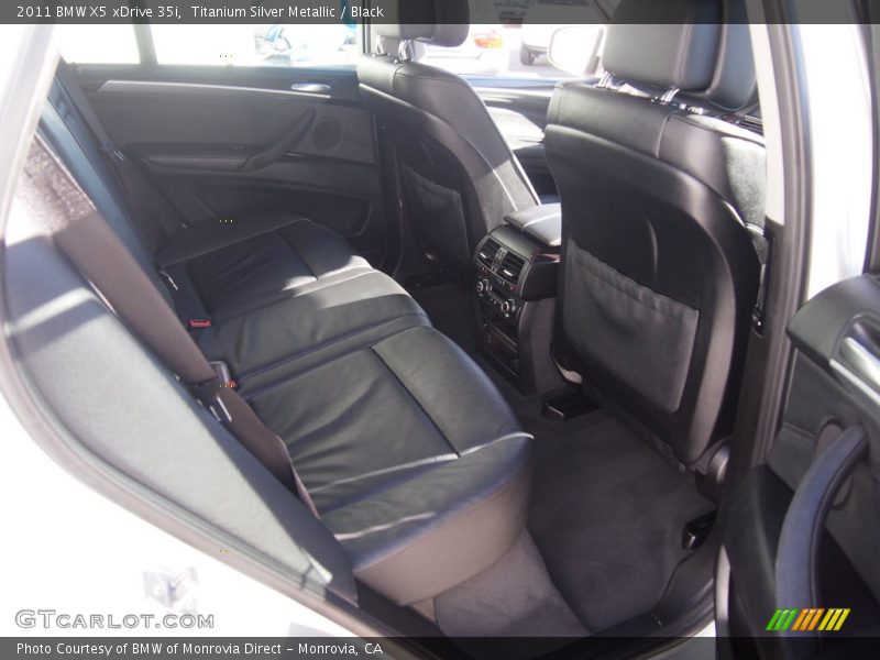 Titanium Silver Metallic / Black 2011 BMW X5 xDrive 35i