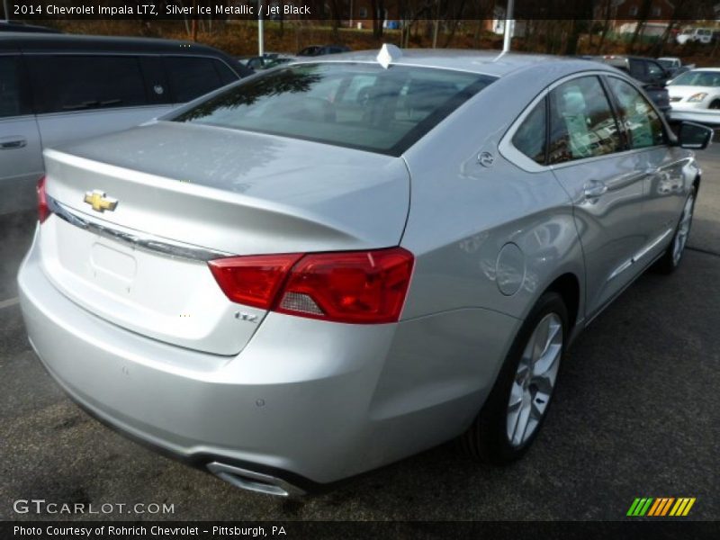 Silver Ice Metallic / Jet Black 2014 Chevrolet Impala LTZ