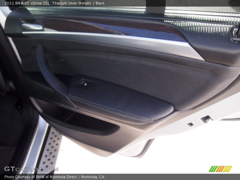 Titanium Silver Metallic / Black 2011 BMW X5 xDrive 35i