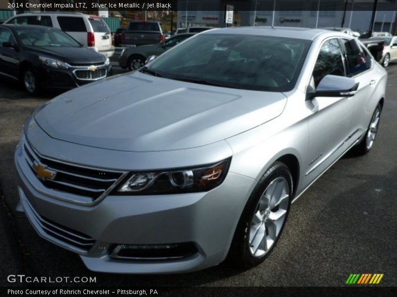 Silver Ice Metallic / Jet Black 2014 Chevrolet Impala LTZ