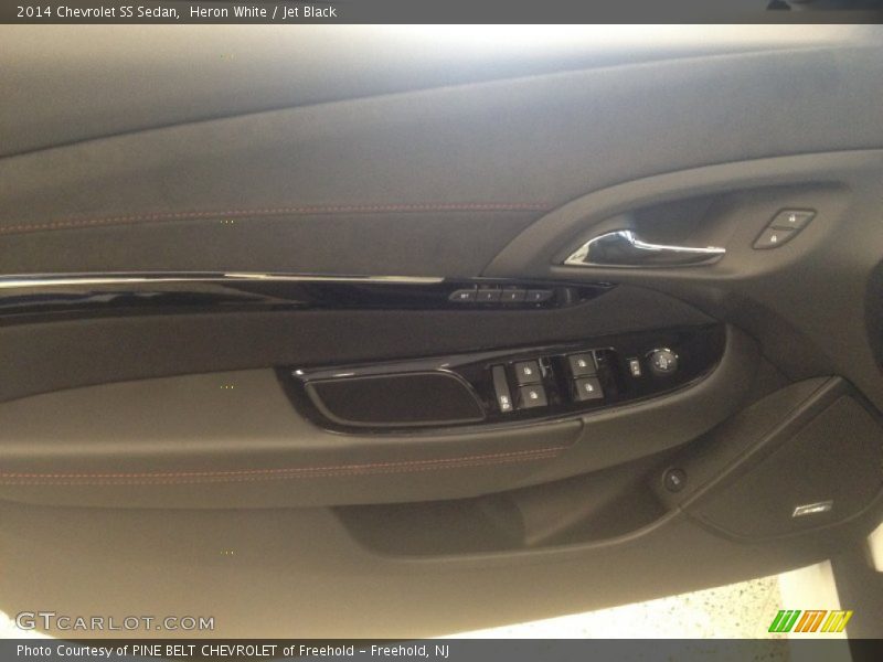 Heron White / Jet Black 2014 Chevrolet SS Sedan