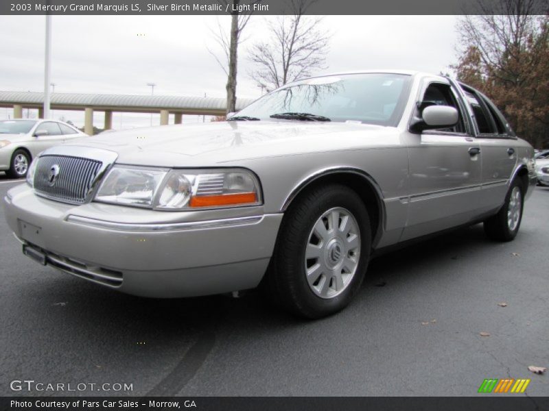 Silver Birch Metallic / Light Flint 2003 Mercury Grand Marquis LS