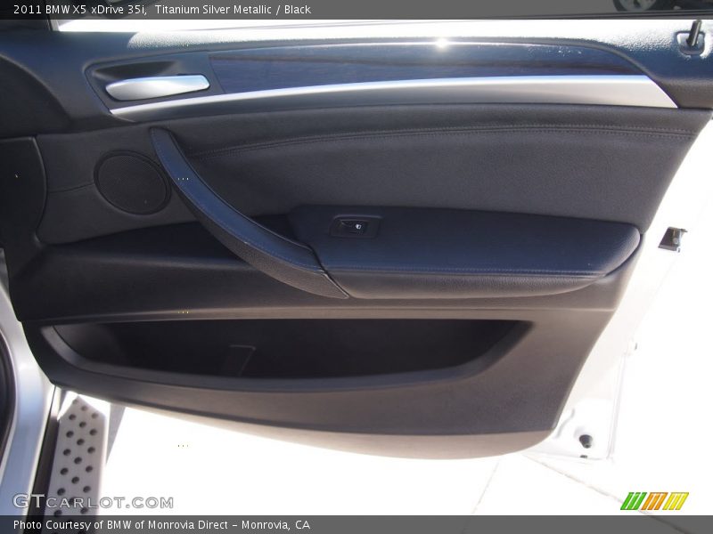 Titanium Silver Metallic / Black 2011 BMW X5 xDrive 35i