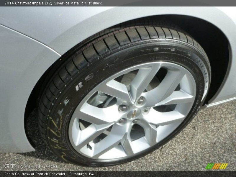 Silver Ice Metallic / Jet Black 2014 Chevrolet Impala LTZ