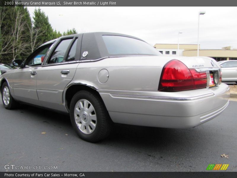 Silver Birch Metallic / Light Flint 2003 Mercury Grand Marquis LS