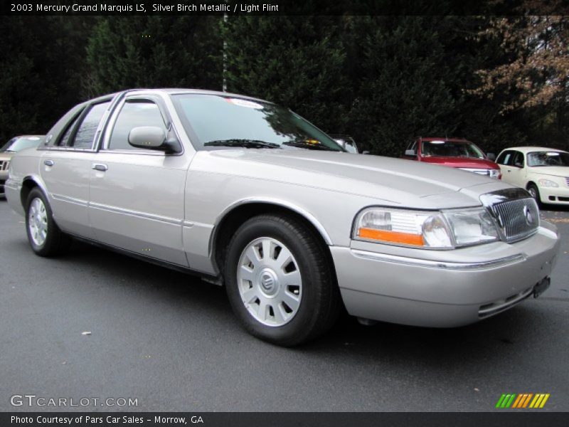 Silver Birch Metallic / Light Flint 2003 Mercury Grand Marquis LS