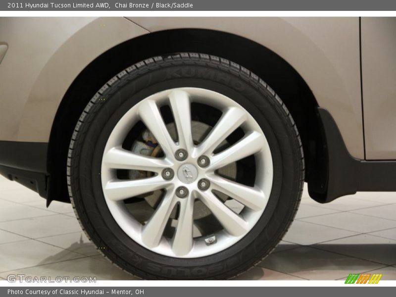 Chai Bronze / Black/Saddle 2011 Hyundai Tucson Limited AWD