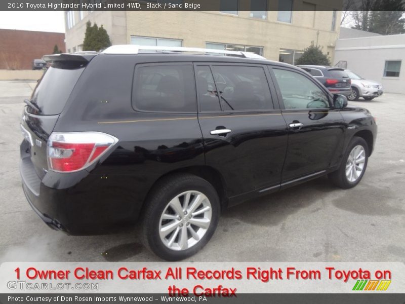 Black / Sand Beige 2010 Toyota Highlander Hybrid Limited 4WD