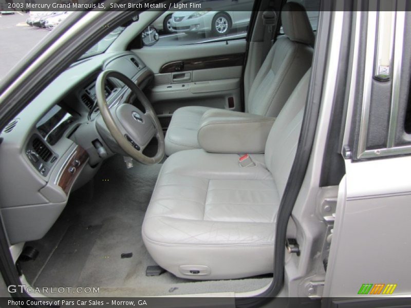Silver Birch Metallic / Light Flint 2003 Mercury Grand Marquis LS