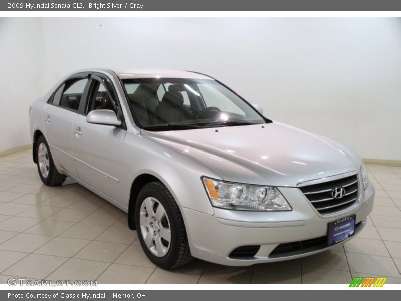 Bright Silver / Gray 2009 Hyundai Sonata GLS