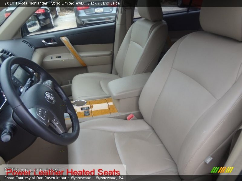 Black / Sand Beige 2010 Toyota Highlander Hybrid Limited 4WD