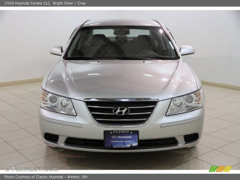 Bright Silver / Gray 2009 Hyundai Sonata GLS