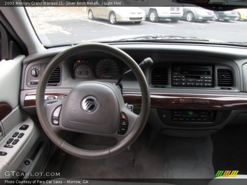 Silver Birch Metallic / Light Flint 2003 Mercury Grand Marquis LS