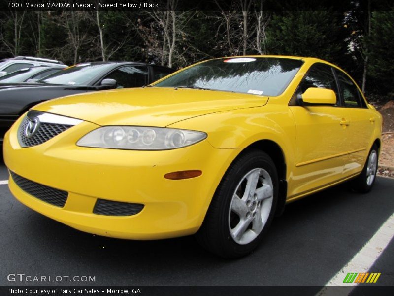Speed Yellow / Black 2003 Mazda MAZDA6 i Sedan