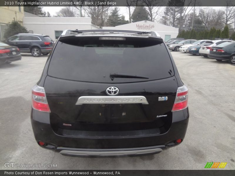 Black / Sand Beige 2010 Toyota Highlander Hybrid Limited 4WD