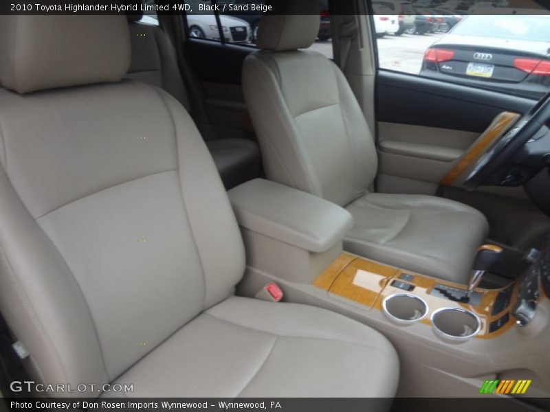 Black / Sand Beige 2010 Toyota Highlander Hybrid Limited 4WD