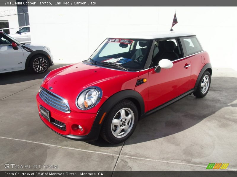 Chili Red / Carbon Black 2011 Mini Cooper Hardtop