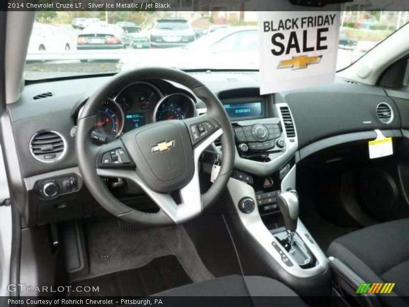 Silver Ice Metallic / Jet Black 2014 Chevrolet Cruze LT
