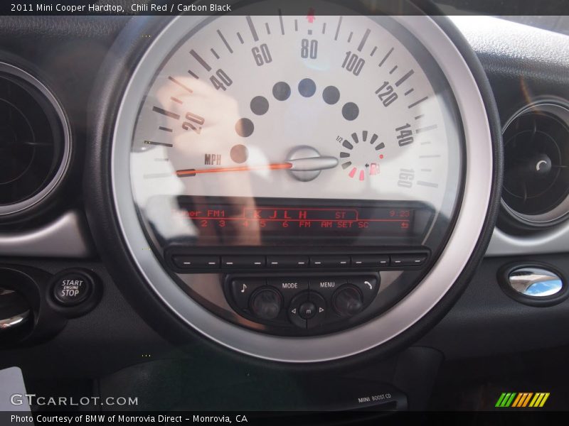 Chili Red / Carbon Black 2011 Mini Cooper Hardtop