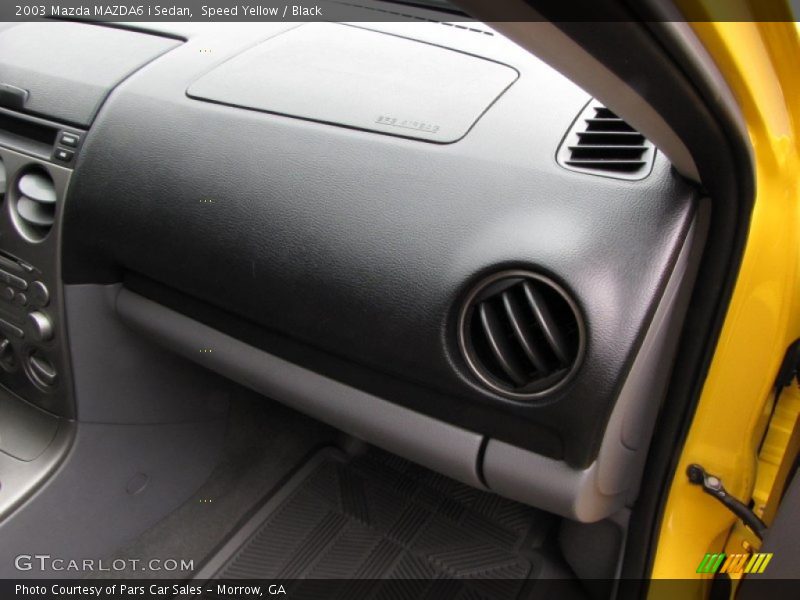 Speed Yellow / Black 2003 Mazda MAZDA6 i Sedan