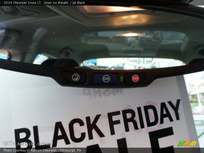 Silver Ice Metallic / Jet Black 2014 Chevrolet Cruze LT