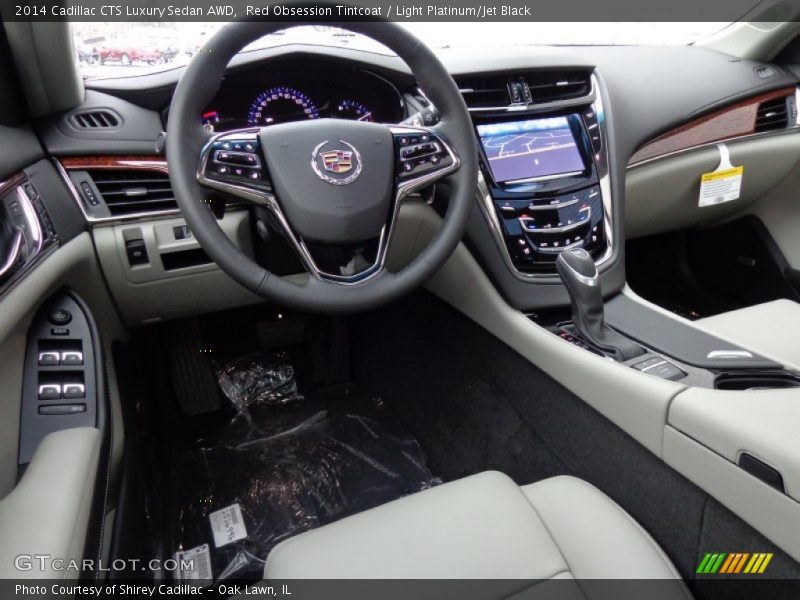 Light Platinum/Jet Black Interior - 2014 CTS Luxury Sedan AWD 